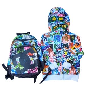 DC toddler MONSTER HOODIE matching SET RARE LIMITED EDITION